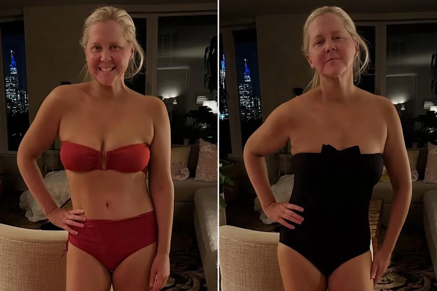 Amy Schumer Models Collection of Bikinis During ‘Self Care’ Trip